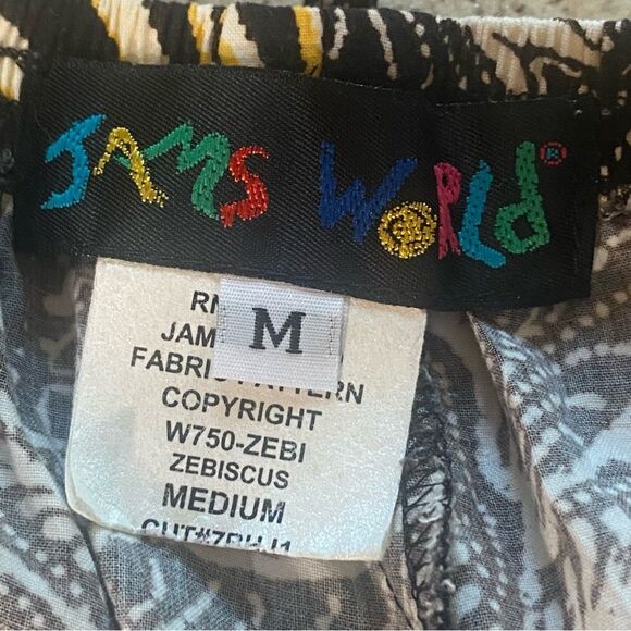 Jams World Zebiscus Capri Pants Size Medium - Picture 3 of 14